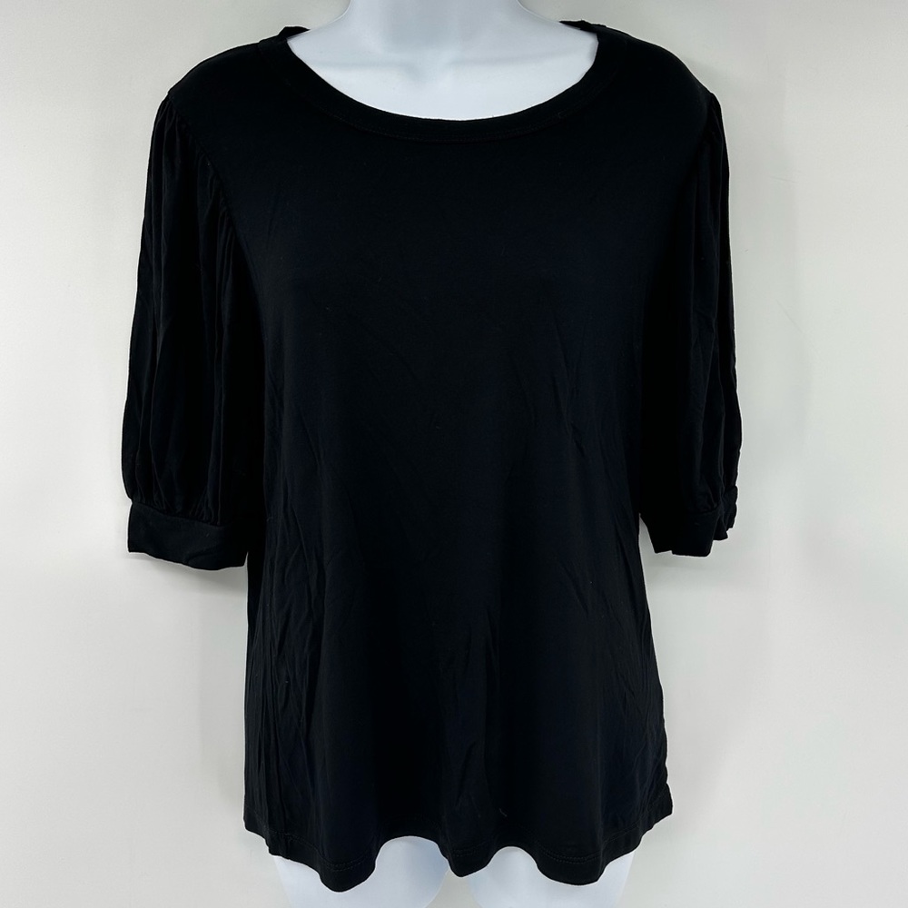 ModCloth Black Blouse Top Size Medium